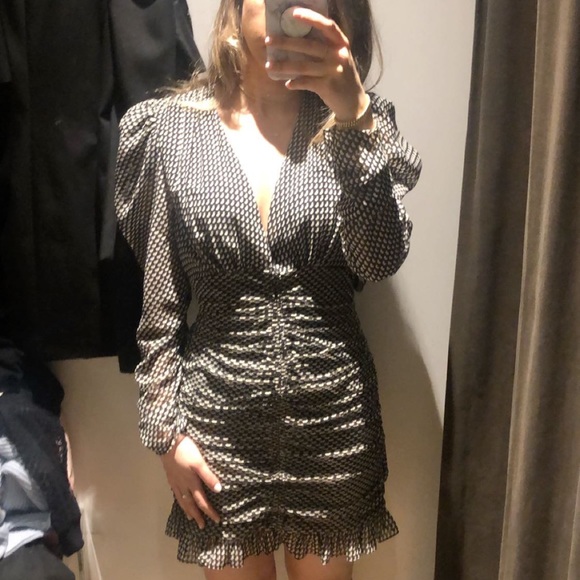 Zara Mini Ruffle Dress - Picture 6 of 6